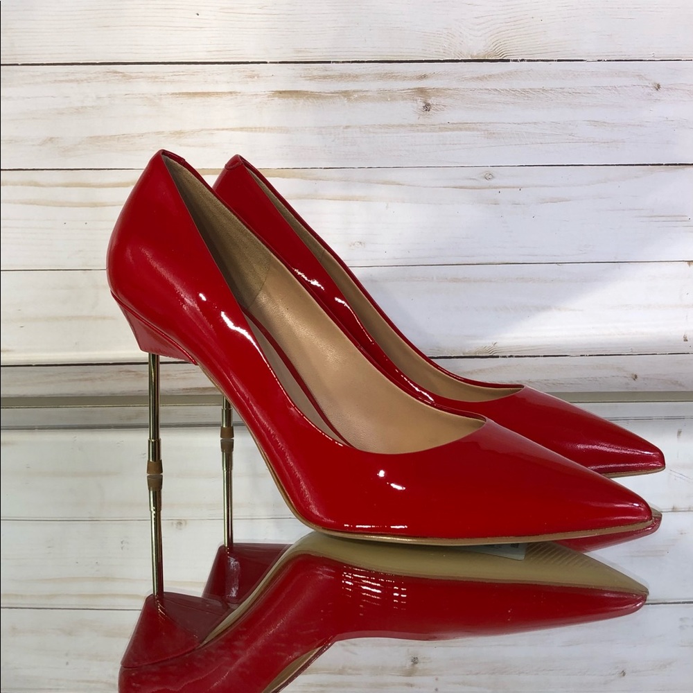 NIB Kurt Geiger London Red Britton 90 Pump